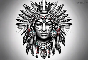 Taino indian tattoo idea