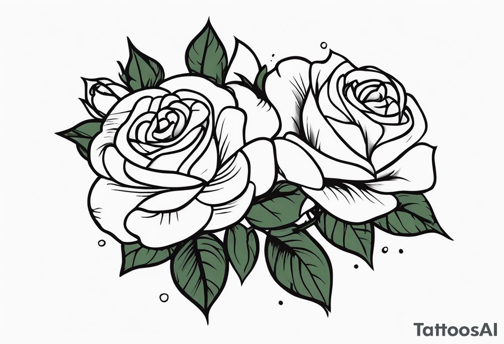 roses tattoo idea