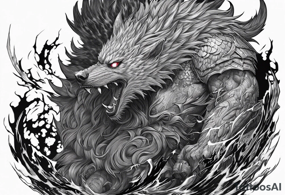 Gaiseric from the manga Berserk by Kentaro Miura tattoo idea