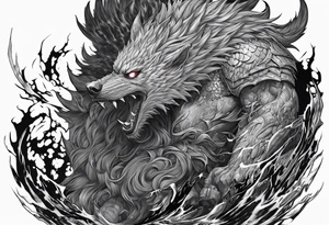 Gaiseric from the manga Berserk by Kentaro Miura tattoo idea