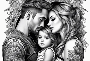 Father Daughter tattoo idea