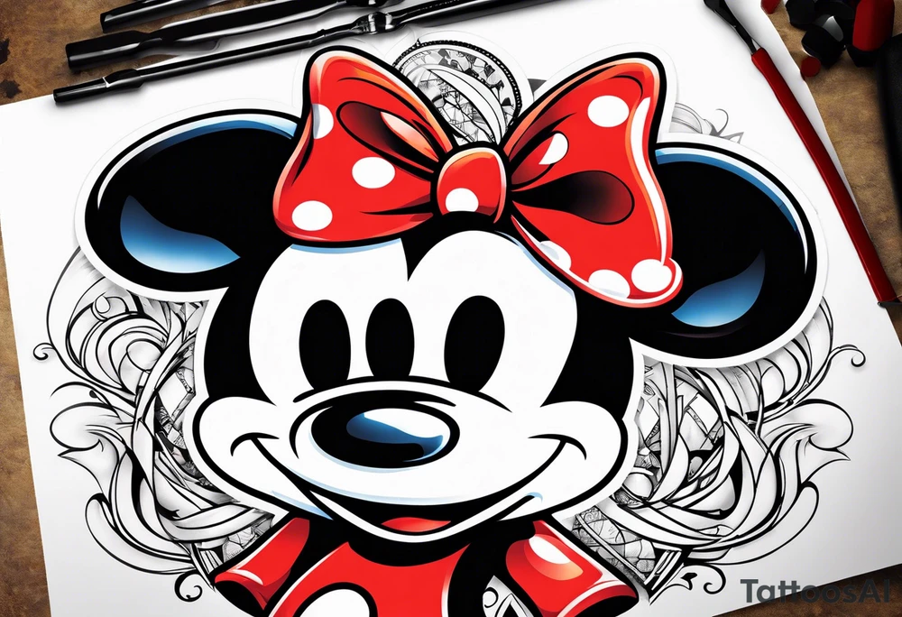 Mickey Mouse tattoo idea