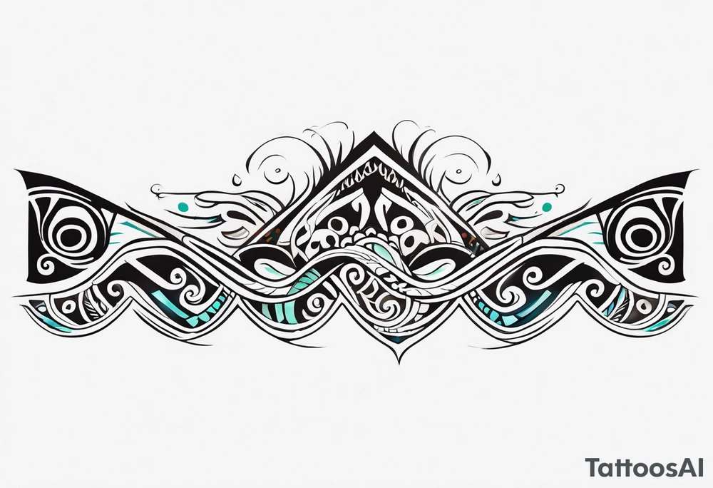 maori tribal  spine tattoo tattoo idea