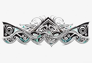 maori tribal  spine tattoo tattoo idea