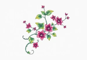 Poison Ivy vine tattoo idea