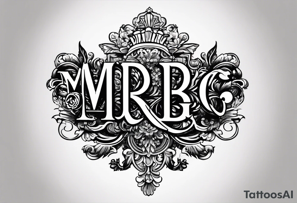 letters: "MRBG" underlined
simple, clear, plain, unadorned tattoo idea letters: "MRBG" underlined
simple, clear, plain, unadorned tattoo idea
