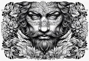 Creation of Adam tattoo idea