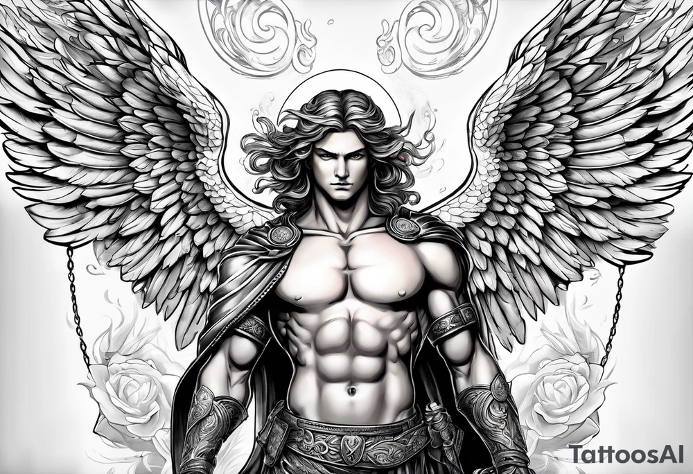 Michael the Archangel protecting me tattoo idea
