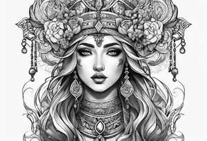 Aries goddess tattoo idea