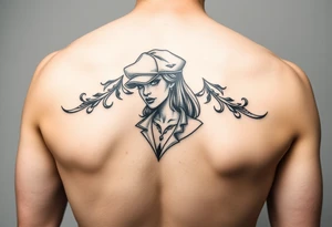 gangster girl vibe tattoo idea