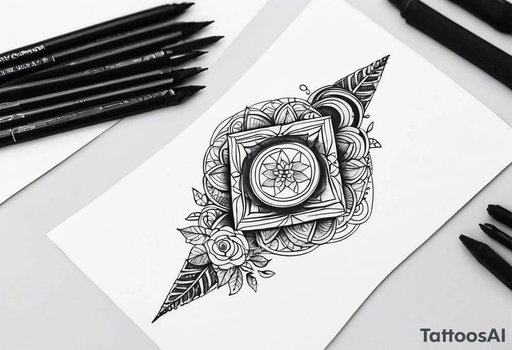 Matching tattoo with friend tattoo idea