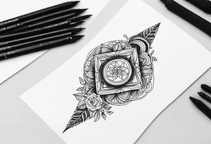Matching tattoo with friend tattoo idea