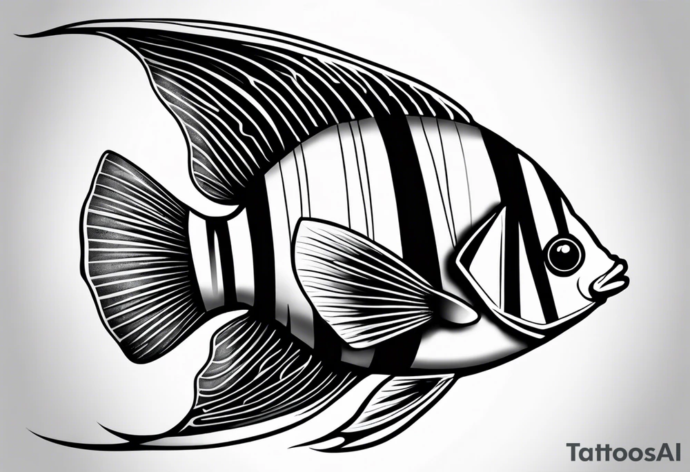 Angelfish tattoo idea