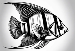 Angelfish tattoo idea