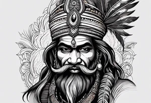 an indian tribe ,the naga sadhu tattoo idea