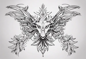 Surprise me with a tattoo, suitable for the back of the forearm tattoo idea