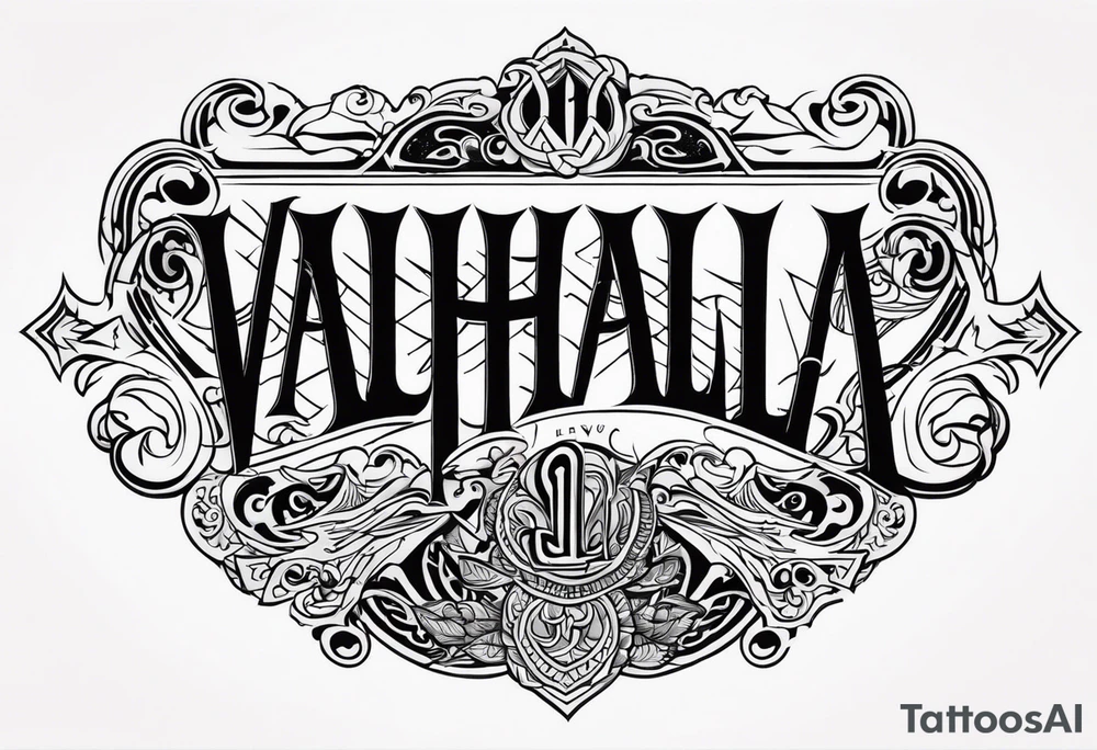 Valhalla tattoo idea