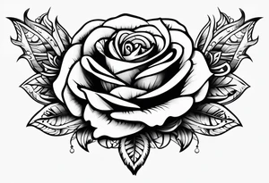 The name jasmina with a rose tattoo idea