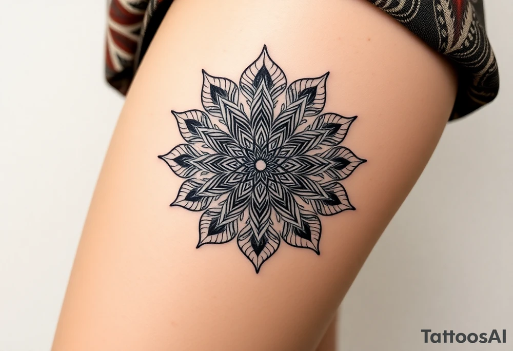 psychedelic mandala tattoo tattoo idea