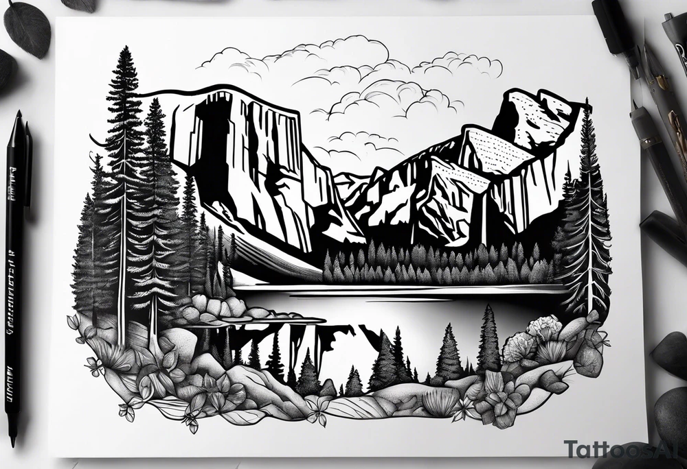 Yosemite tattoo idea