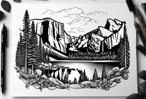 Yosemite tattoo idea