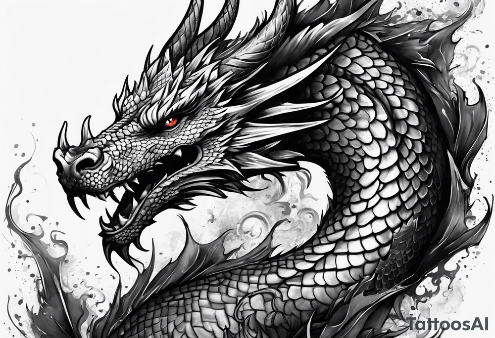 Dragon tattoo idea