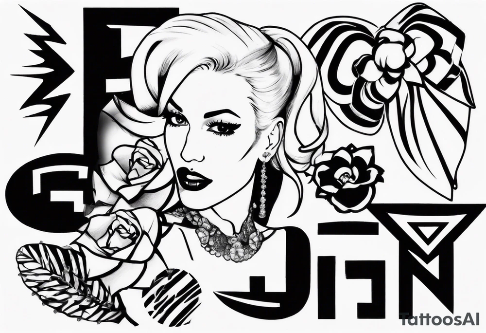 gwen stefani tattoo idea