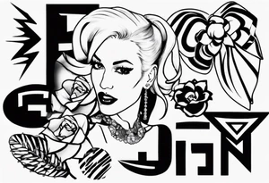 gwen stefani tattoo idea