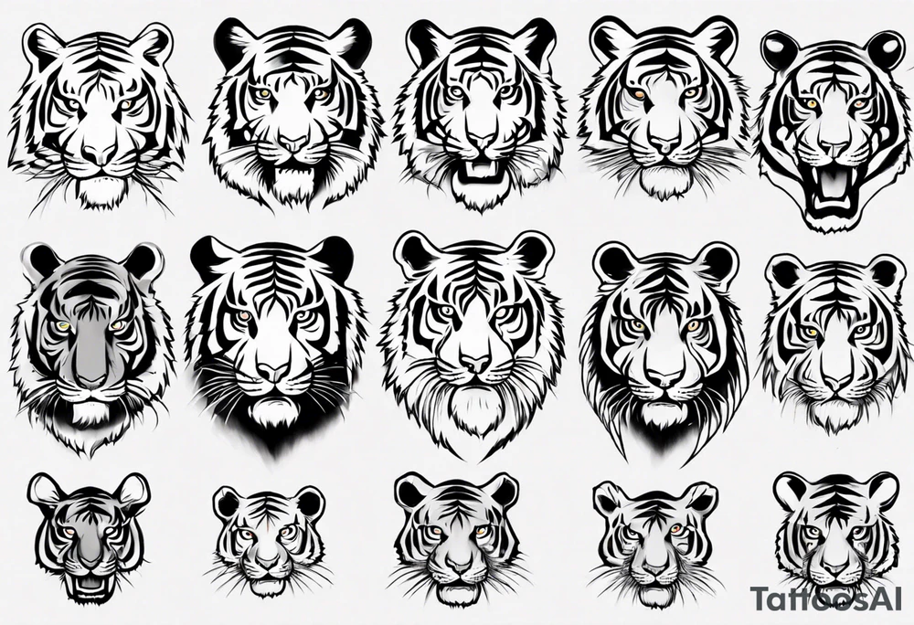 tiger tattoo idea