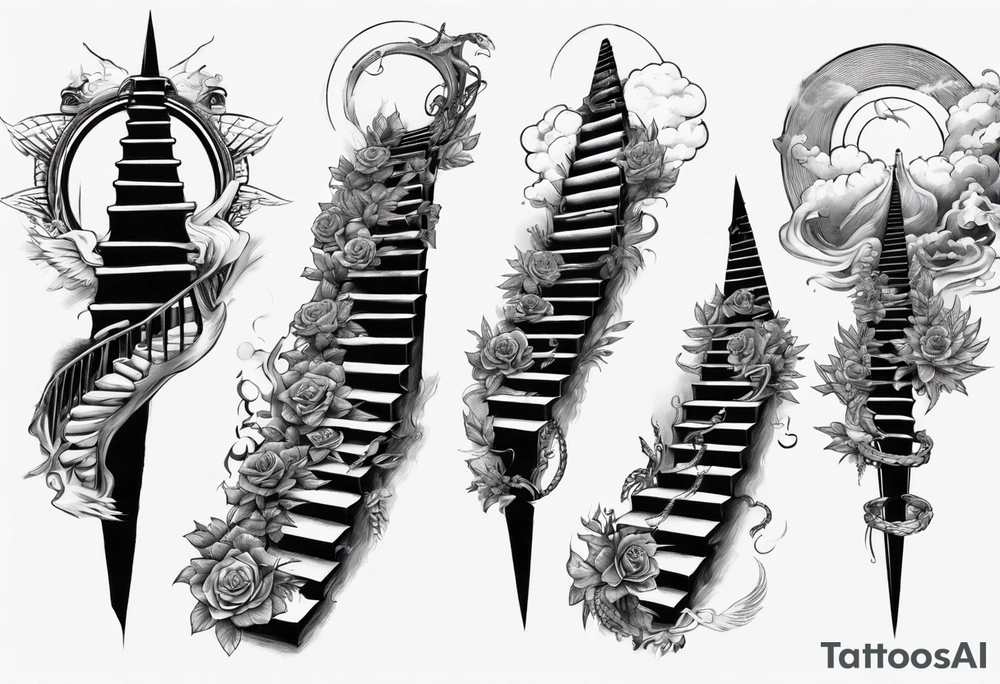 Stairway to heaven tattoo idea