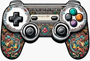 nintendo entertainment system  gamepad tattoo idea