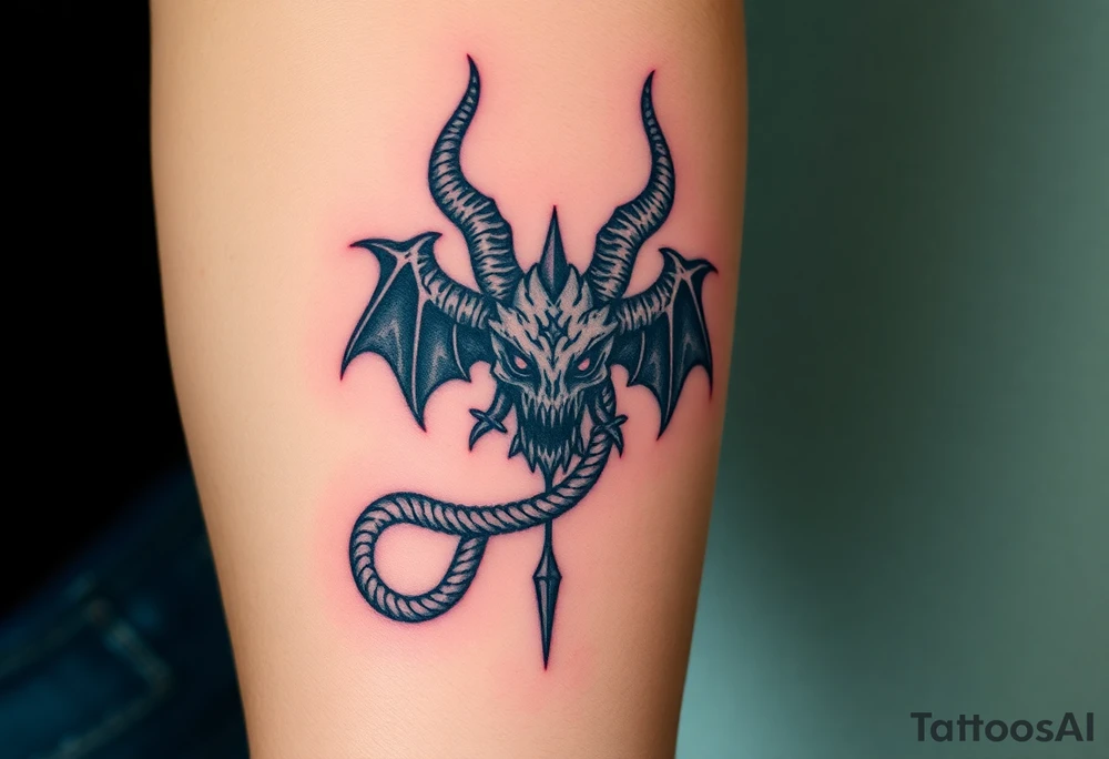 Mehrunes Dagon tattoo idea