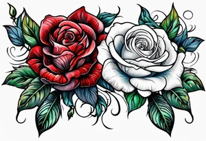 rose tattoo idea