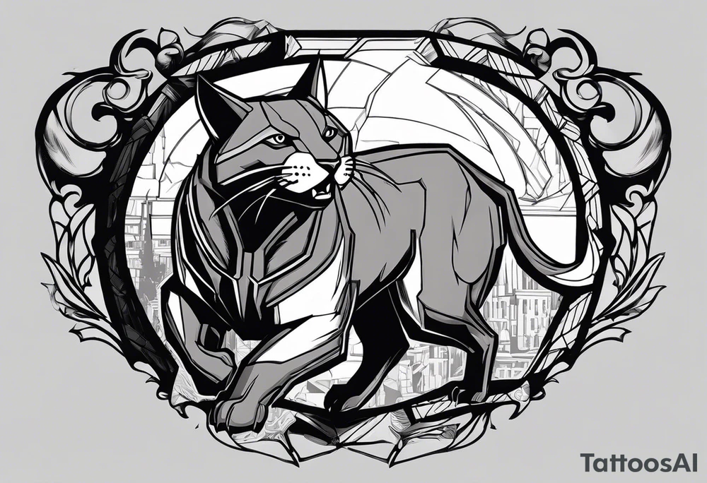 I want to change Avengers Team characters with animals. Hulk will be Badger, Thor will be Alpha Grey Wolf, Captain America will be Bull, Iron Man will be Canary, Black Widow will be Axolotl, Hawk Eye will be Sudan Plated Lizard and Nick Fury will be Cat. tattoo idea