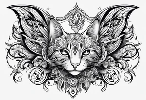 Legendary catana tattoo idea