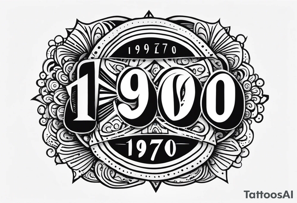 "1970" wrist tattoo tattoo idea