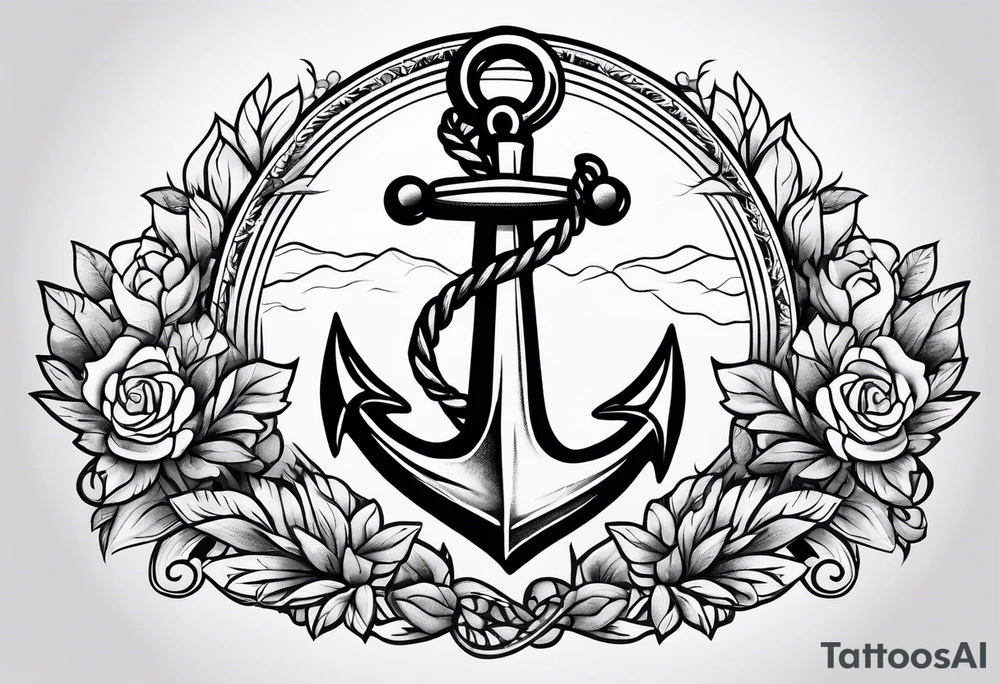 anchor tattoo idea