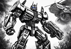 Transformers bumblebee tattoo idea