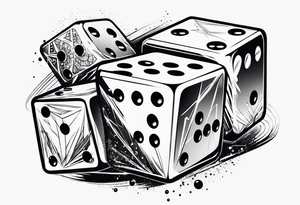 Las Vegas dice tattoo idea