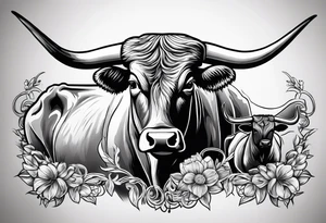 Texas longhorns and A&M aggies tattoo idea