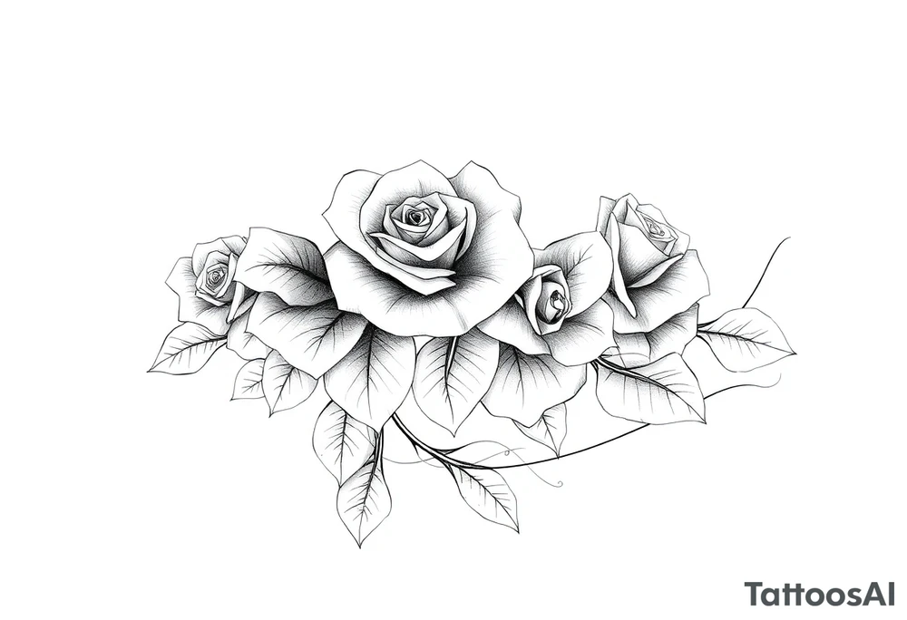 roses tattoo idea