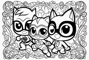 Pj masks tattoo idea