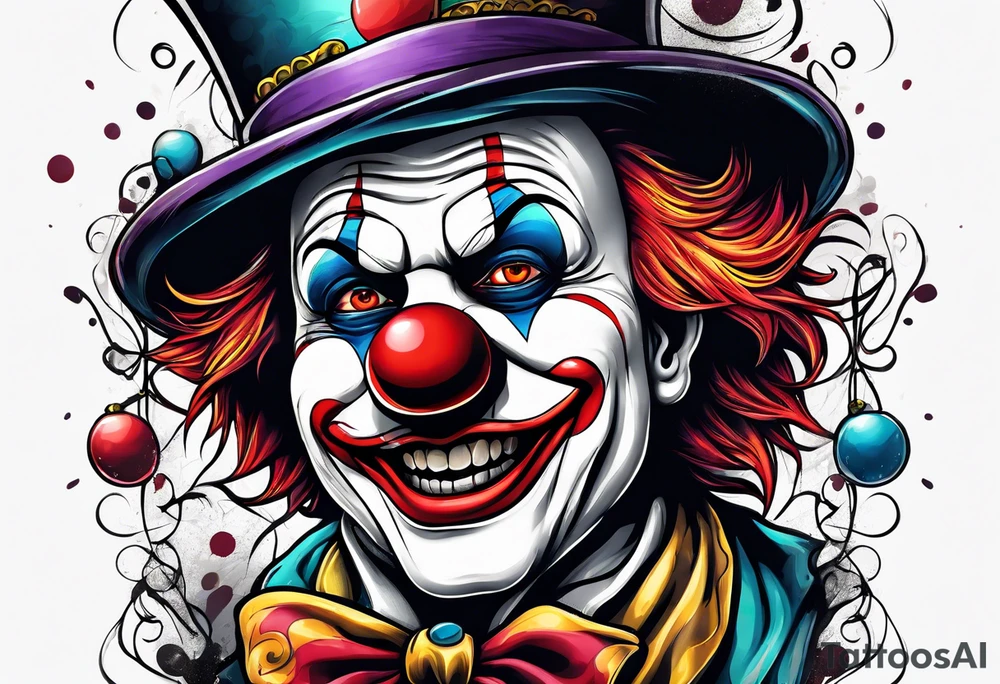 clown tattoo idea
