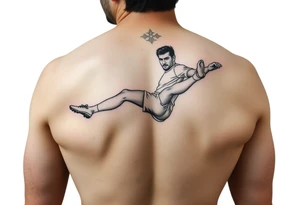 Eric Cantona's iconic kick. tattoo idea