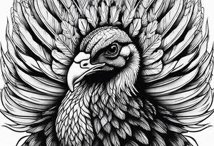 Wild turkey tattoo idea