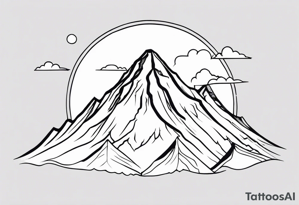 Volcán tattoo idea