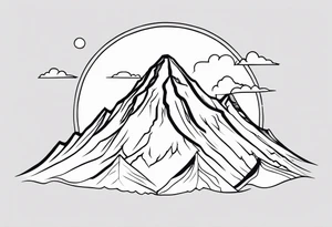 Volcán tattoo idea