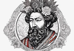 A picture of Marcus Aurelius tattoo idea