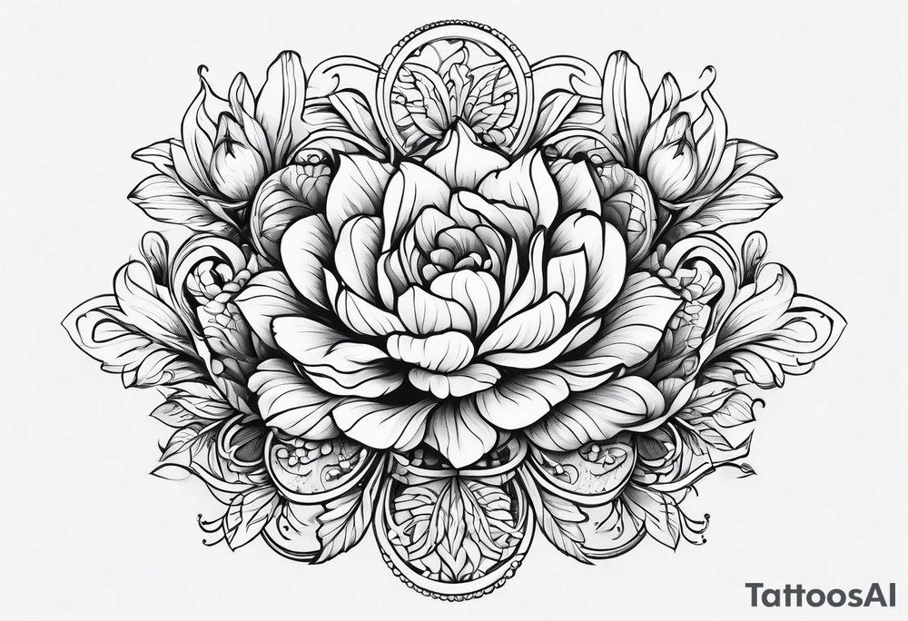 Flourish tattoo idea