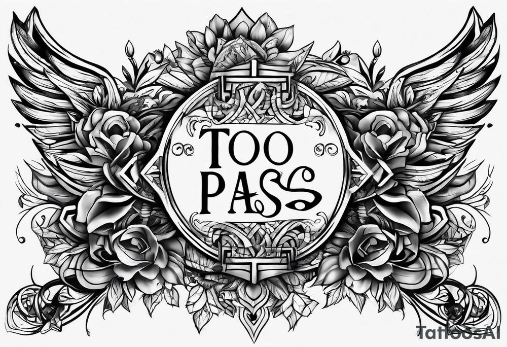 This too shall pass written tattoo idea